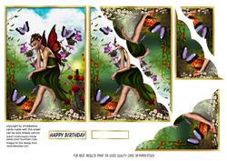 Fairy in Thought Wavy Side Stacker
