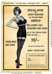 Ladies Underwear Ad 1947