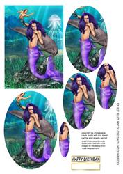 Mermaids 1 Oval Pyramage