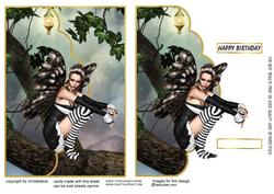 Fairy in the Tree Envelope Card with 3D