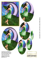 Blue Moon Oval Pyramage