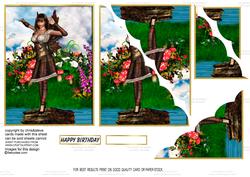 River Fairy Wavy Edge Corner Side Stacker