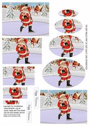 Skating Santa