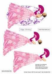 Fashion Lady 2 Decoupage