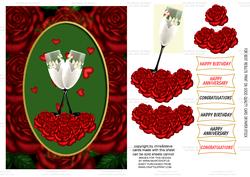 Cheers Card Front and Decoupage