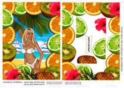 Sand, Sea and Oh I Say. with Some Decoupage