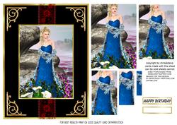 Lady in Blue Pyramage