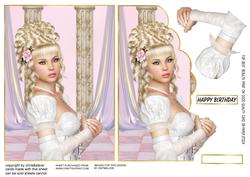 Pure Beauty Envelope Card with 3D Element