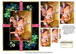 Fairy, Flowers and Butterflies