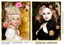 Earth Bound Beauties 3 and 4 Toppers