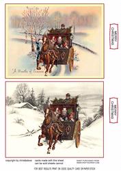 Christmas Stagecoach Toppers