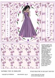 She's a Lady Birthday Gate Fold Card
