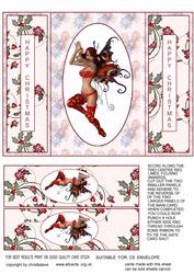 Christmas Fairy Gate Fold Card