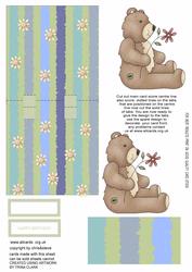 Bear Essentials Birthday Pop Up Card
