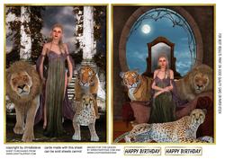 Strange Friends and Goddess of the Wild Cats Toppers
