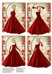 Lady in Red Toppers