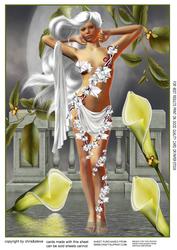 Pretty Girl Fantasy A4 Topper