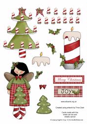 Joy to the World Decoupage