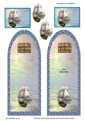 Sailing Ship and Treasure