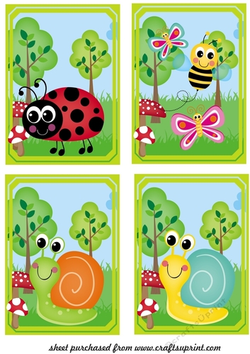 4 Woodland animal toppers 3