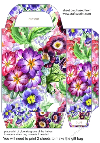 Violets gift bag 1