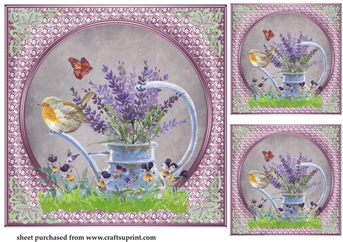 3 In my garden card fronts/toppers 1