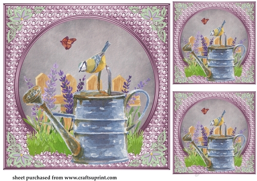 3 In my garden card fronts/toppers 5