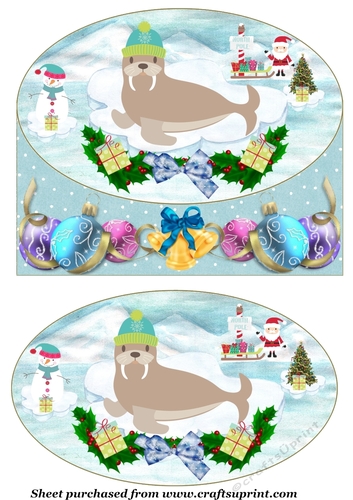 Polar Christmas card front 1
