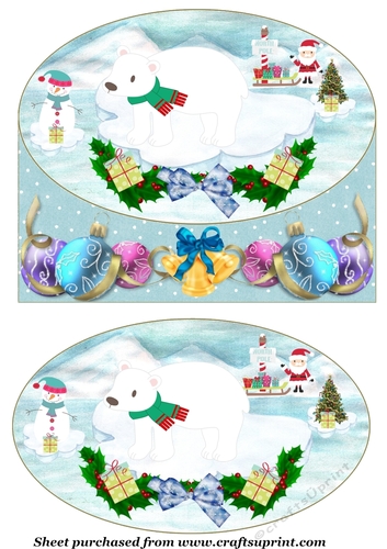 Polar Christmas card front 7
