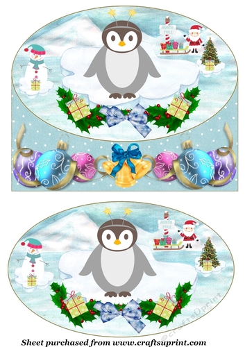 Polar Christmas card front 8