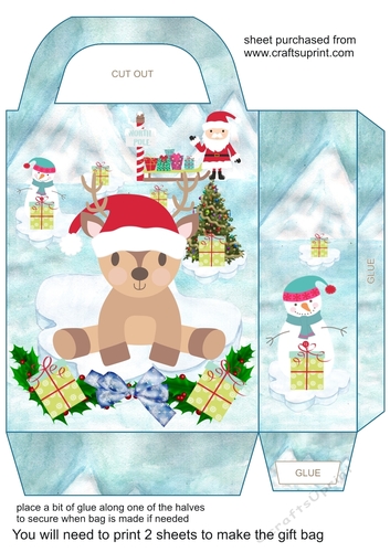 Polar Christmas gift bag 5