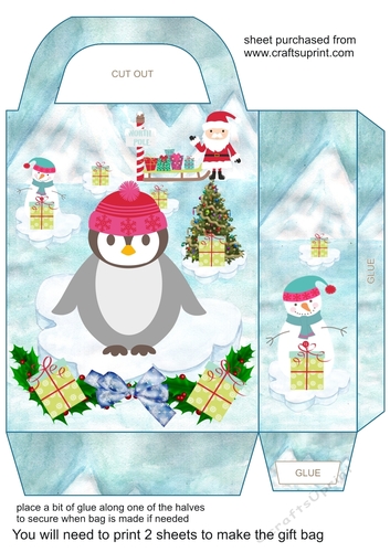 Polar Christmas gift bag 9