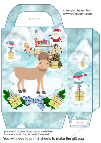 Polar Christmas gift bag 11