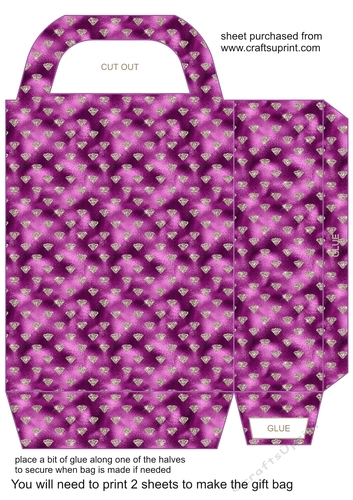 Pink diamonds gift bag 4