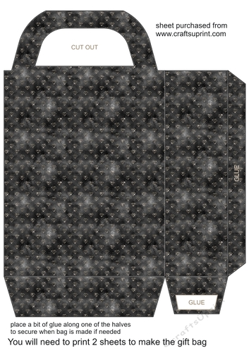 Black diamonds gift bag 2