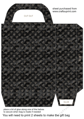 Black diamonds gift bag 3