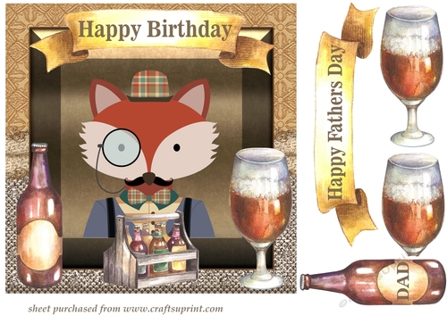 Dad Birthday/Fathers Day card front 1