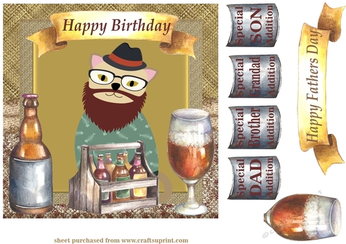 Multi Birthday and Fathers day card front 1