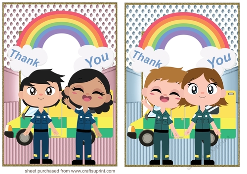 2 Medical Thank you card fronts 3