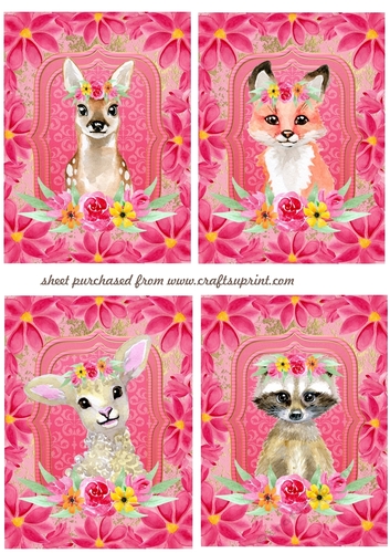 4 Floral animal toppers 2