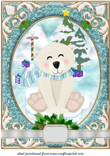 Large polar friends topper 1