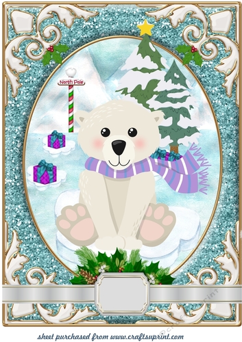 Large polar friends topper 2