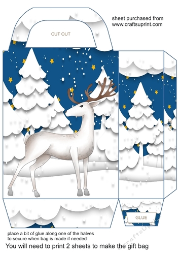 Christmas stag gift bag 2