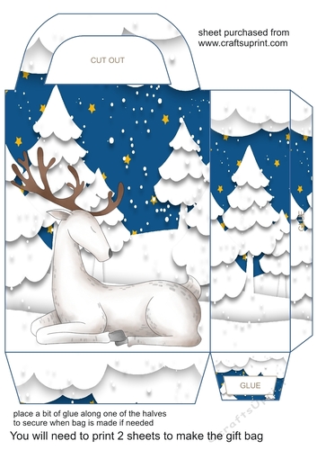 Christmas stag gift bag 4
