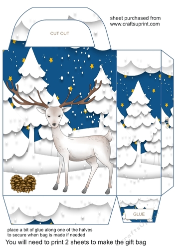 Christmas stag gift bag 5