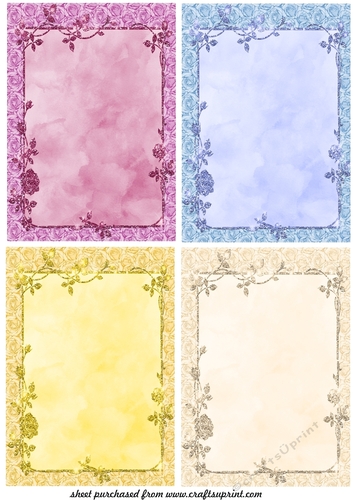 4 Rose frame blank toppers 2