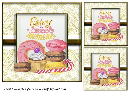3 Sweet moments card fronts/toppers 2