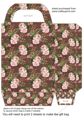 Floral gift bag 1