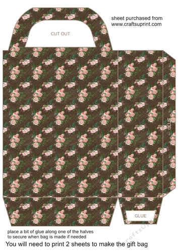 Floral gift bag 2