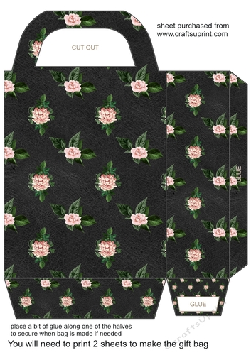 Floral gift bag 4
